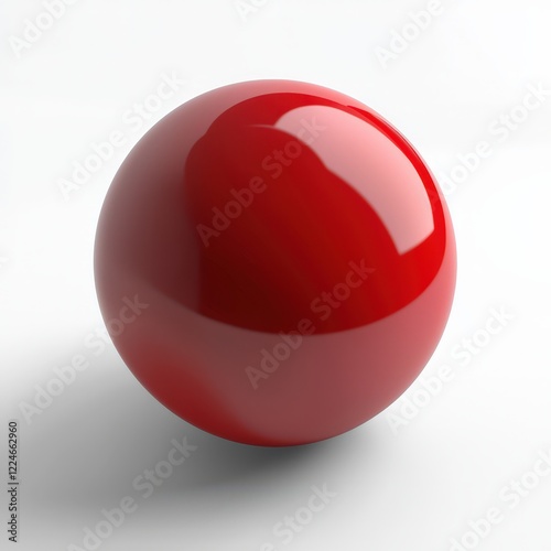 Shiny red sphere resting on a minimalist surface reflecting soft light Free Download Shiny red sphere resting on a minimalist surface reflecting soft light - GFXLoad