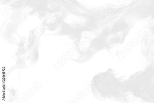 white smoke frame border isolated on white or transparent png photo