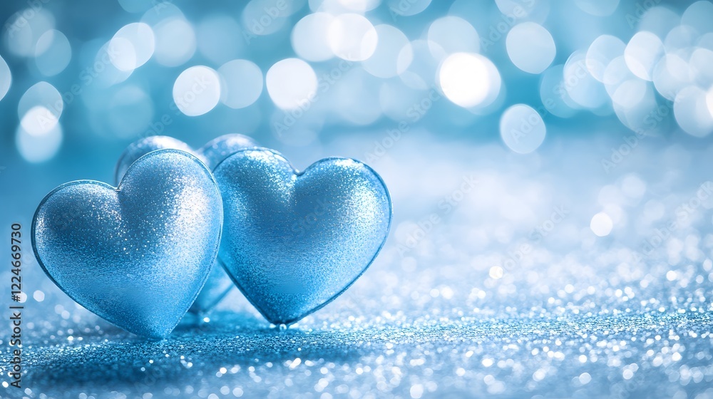 Fototapeta premium heart on snow