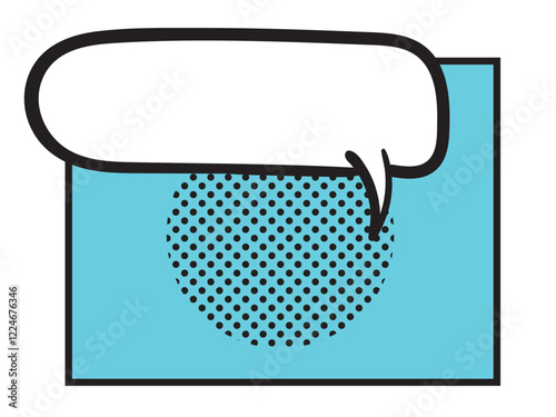flat design comic style background pop art