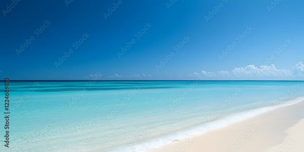 Fototapeta premium tropical beach with white sand beach