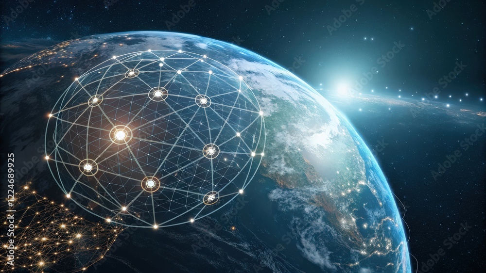 Obraz premium earth with space