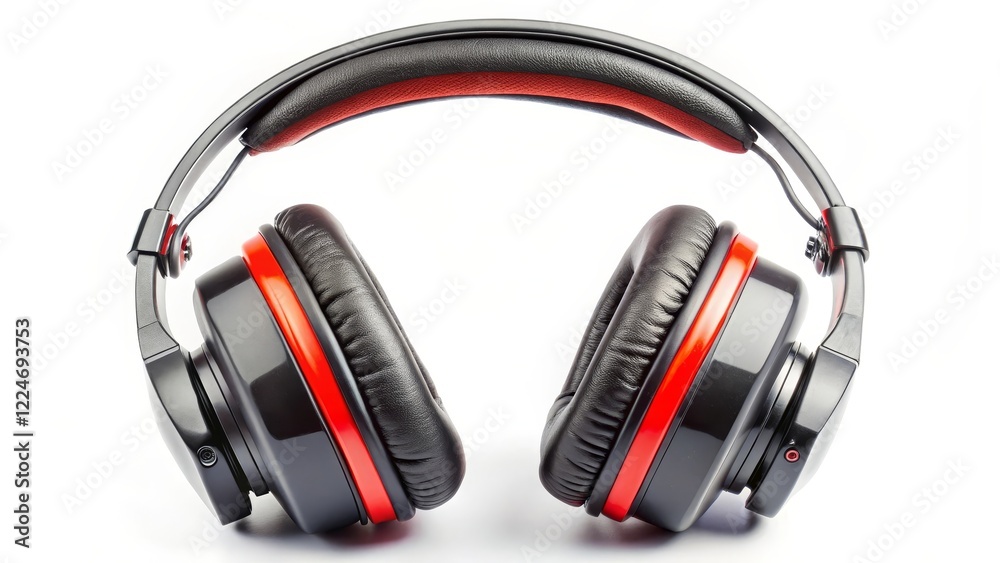 Red and Black Headphones Red and Black Headphones