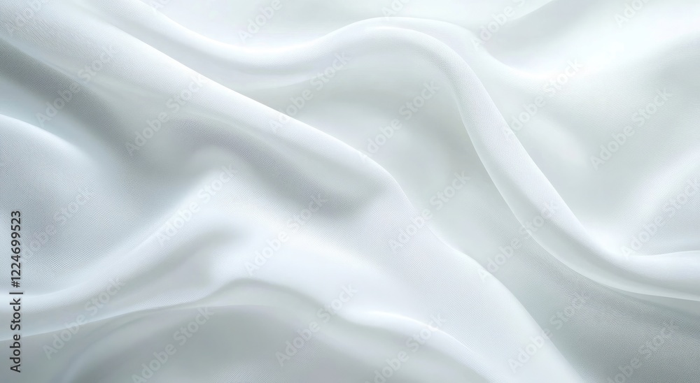 Fototapeta premium White background with a wavy line pattern, an elegant and sophisticated design for a wallpaper or fabric print