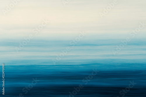 Wallpaper Mural Tranquil Seascape with Soft Blue Hues and Gentle Waves Under a Serene Sky at Dusk Torontodigital.ca