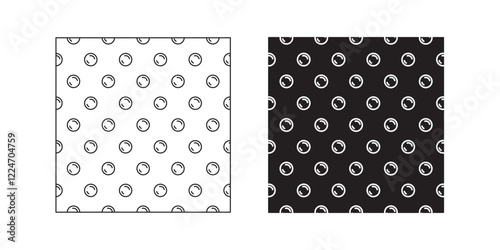 outline silhouette Bubble wrap icon set