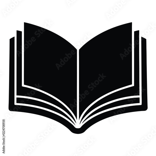 A simple book icon with an open cover and visible pages.