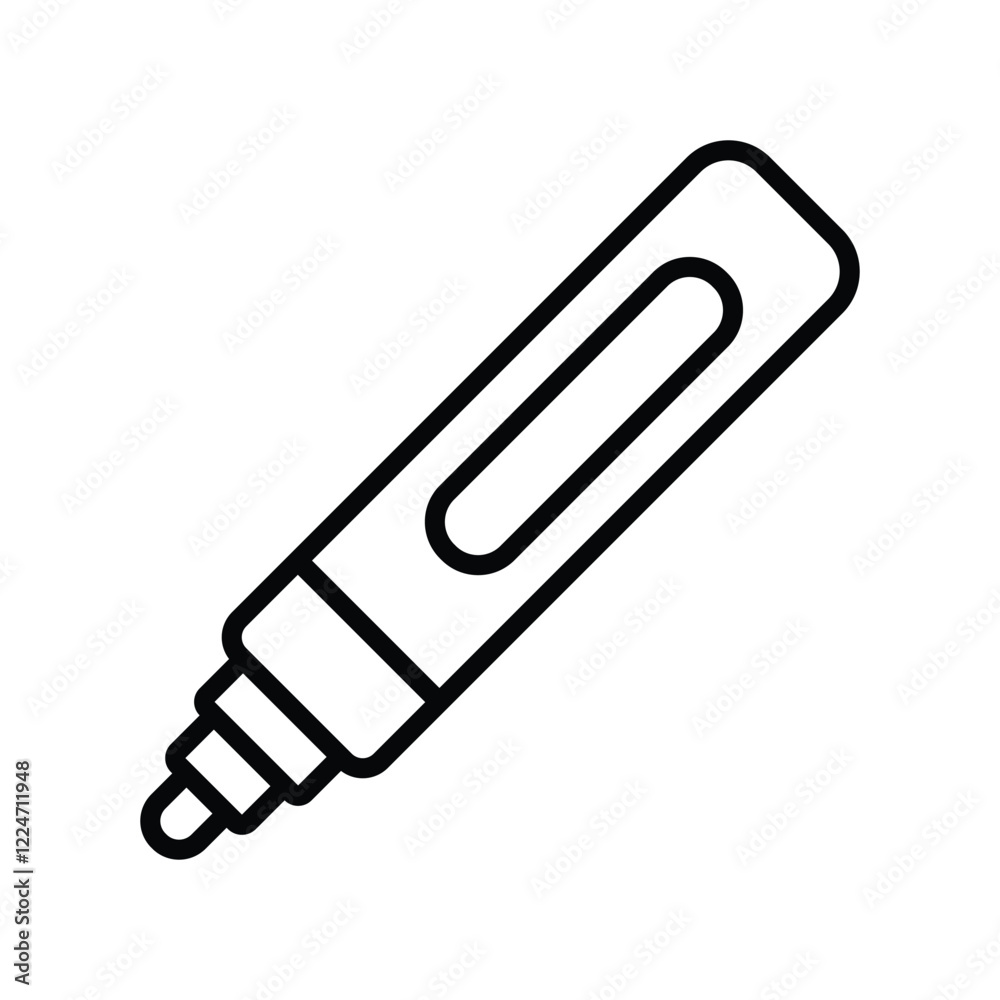 white board marker icon vector design template simple and clean white board marker icon vector design template simple and clean