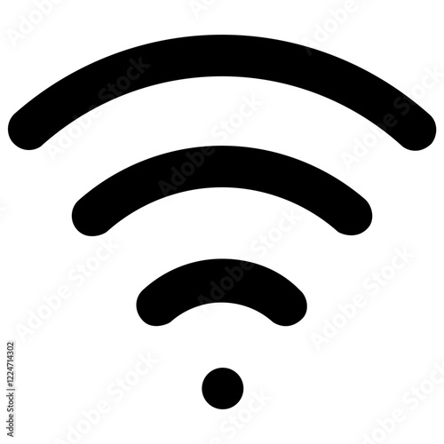 wifi vector glyph icon