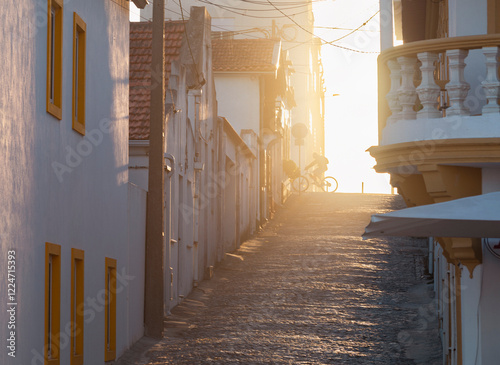 Sunset light at A Costa Nova, Aveiro, Portugal