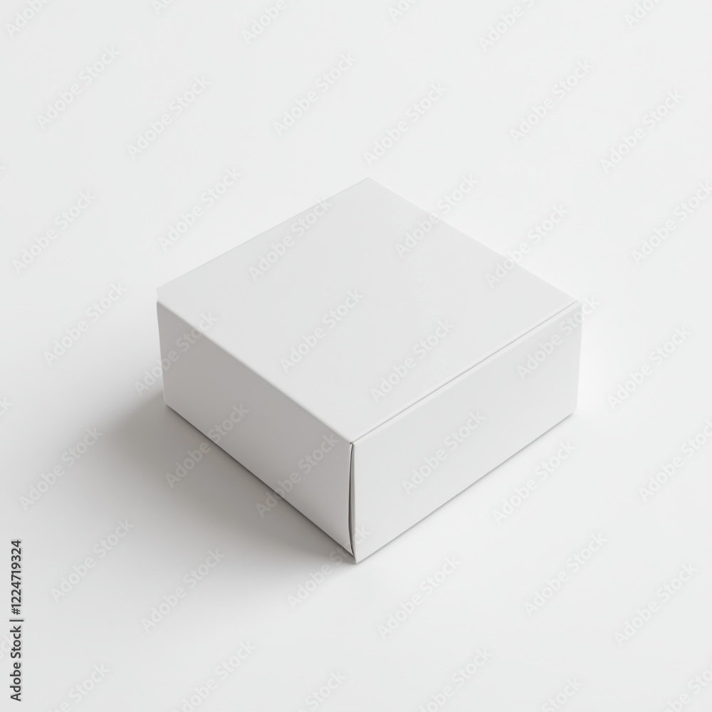 Minimalist packaging box mockup Minimalist packaging box mockup