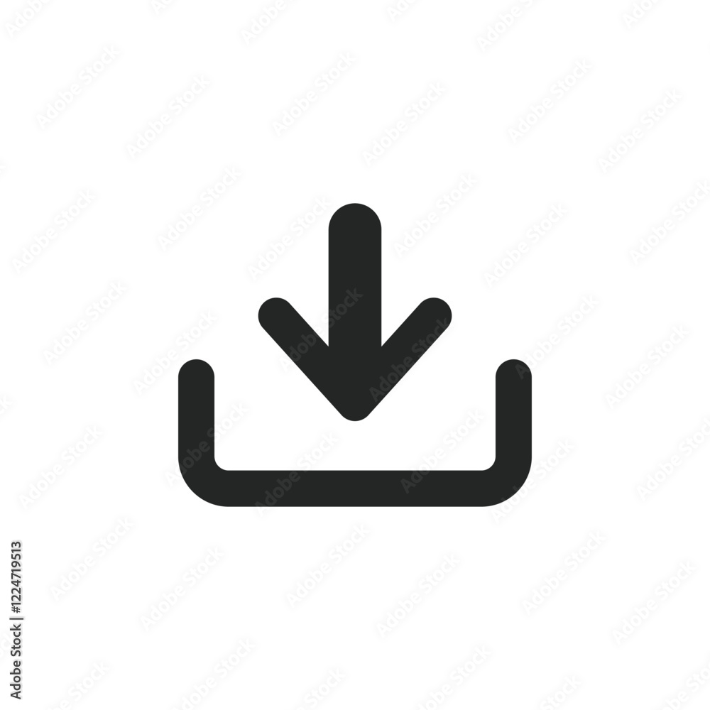 Download icon. cloud computing. simple vector design Download icon. cloud computing. simple vector design