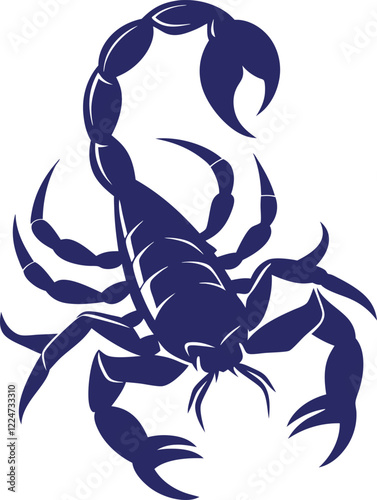 scorpion silhouette vector