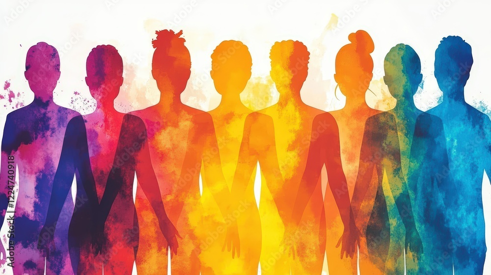 Obraz premium Promoting inclusivity and diversity at work: fostering social, racial, ethnic, and gender equality via teamwork and acceptance - a contemporary approach to employee cohesion