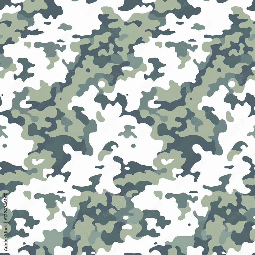 Illustration of camouflage seamless pattern, military pattern Illustration of camouflage seamless pattern, military pattern