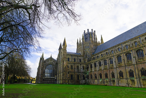 Ely Cathedral, Cambridgeshire, England, in January, 2025. photo