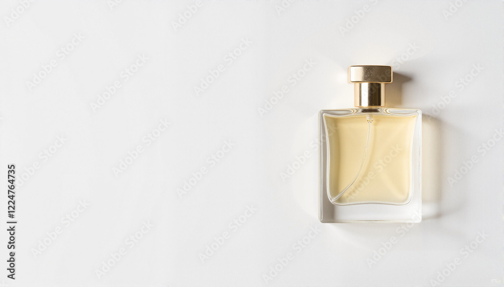 Perfume bottle on white background Perfume bottle on white background