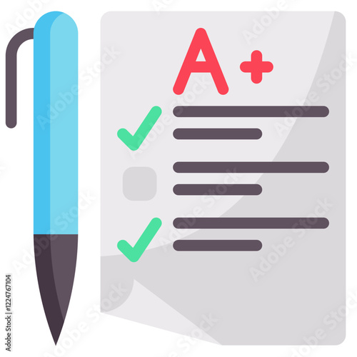 grades vector flat icon
