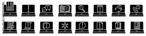 Info icon vector. Help desk illustration sign. Documentation symbol.