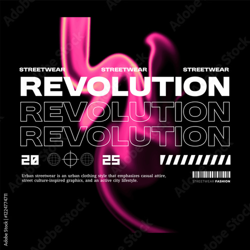 Streetwear Design, Urban Style, Text Slogan. Print Pattern Design for T-shirts, Jackets or Screen Printing.	