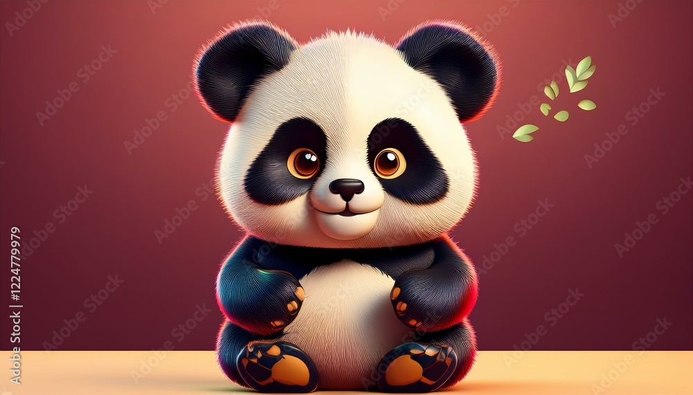 Fototapeta premium Niedlicher Pandabär
