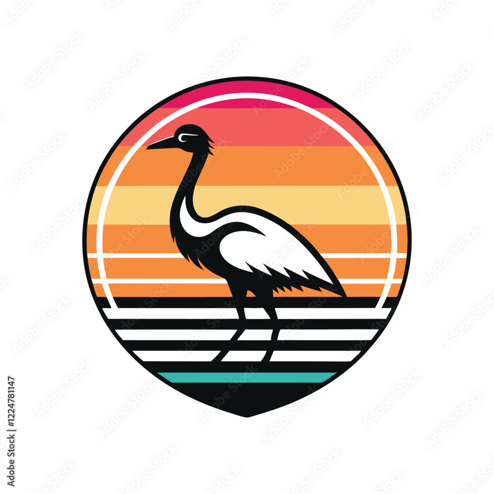 Fototapeta premium illustration of a bird