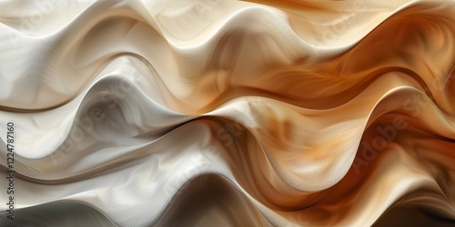 Elegant Abstract Fabric Waves Background photo