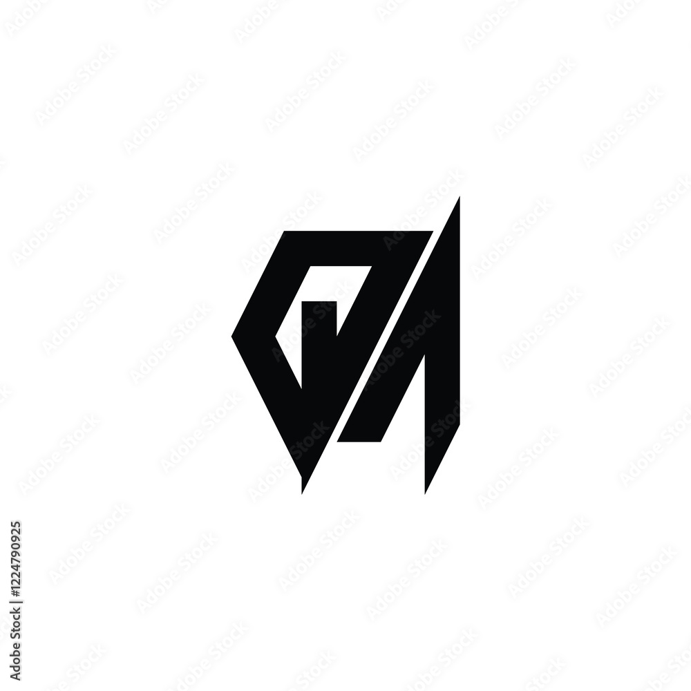 QA monogram logo design letter text name symbol monochrome logotype alphabet character simple logo QA monogram logo design letter text name symbol monochrome logotype alphabet character simple logo