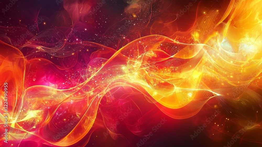 Obraz premium Visualizing digital technology radiant designs for abstract communication connections