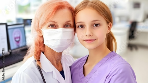 Doctor with Mask and Patien...