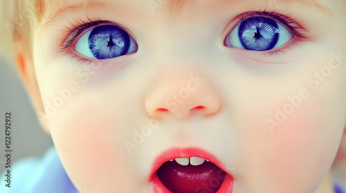 Close-up of Baby's Face wit...