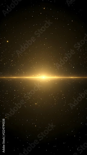 Golden Light Streaks Across...