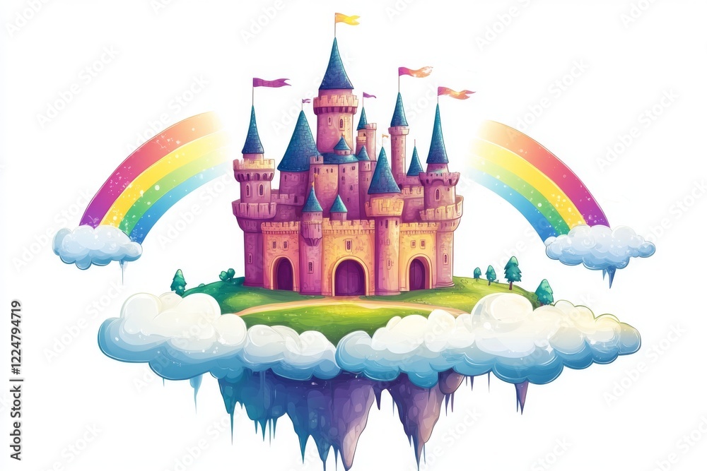 Whimsical Castle in the Clouds Whimsical Castle in the Clouds