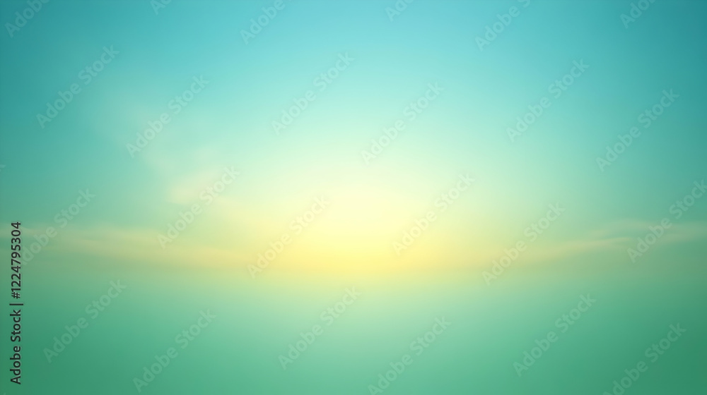 Blurred Abstract Background Shows Sunrise with Smooth Gradient Colors Serenely. Blurred Abstract Background Shows Sunrise with Smooth Gradient Colors Serenely.