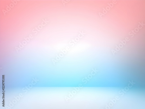 Pastel Pink and Blue Gradie...