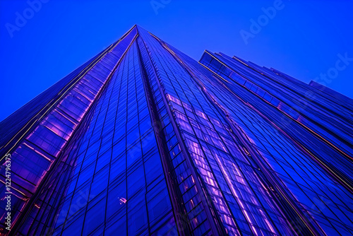 Modern skyscraper rises int...