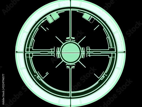 Circular HUD Element Displa...