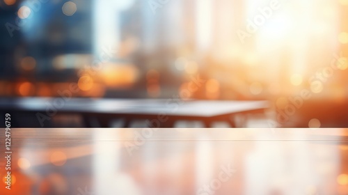 Wallpaper Mural Blurred Background of Modern Office Space with Warm Colors and Out of Focus Elements for Creative and Professional Design Use Torontodigital.ca