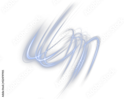 glowing blue swirl with digital speed and sparkle, perfect for PNG vector designs, abstract energy effects, and futuristic circular backgrounds.