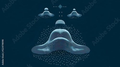Abstract 3D Illustration: G...