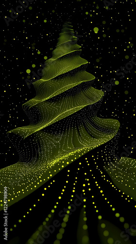 Abstract 3D Christmas Tree ...