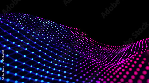 Abstract 3D landscape with ...