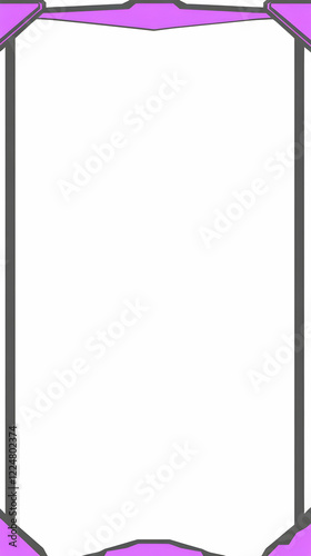 Purple and Gray Geometric B...