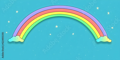 A Vibrant Rainbow Arches Ac...