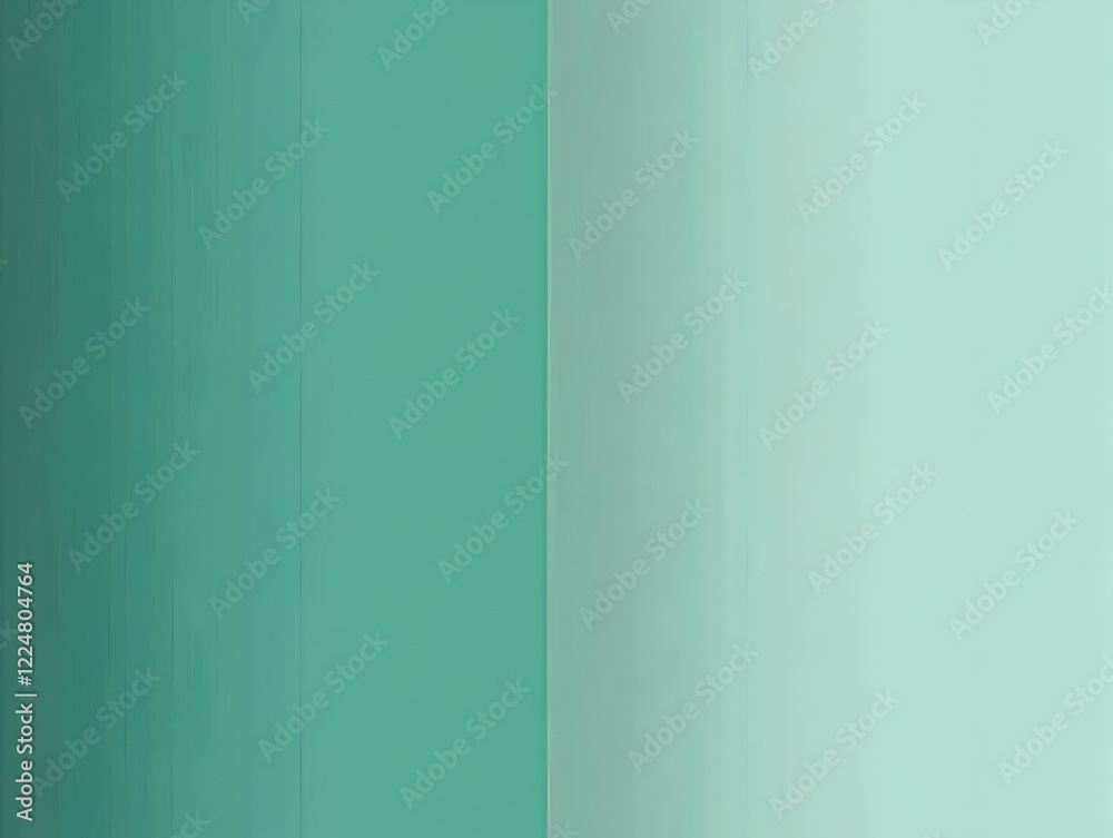 Two-toned teal green background displays subtle texture and gradient smoothly for design projects. Two-toned teal green background displays subtle texture and gradient smoothly for design projects.