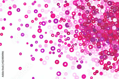 Abstract Pink and Purple Ci...