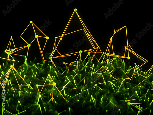 Abstract 3D Illustration of...