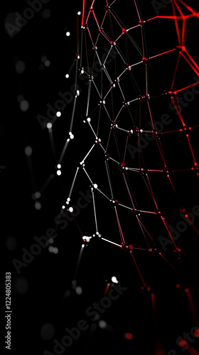 Abstract 3D Render of Inter...