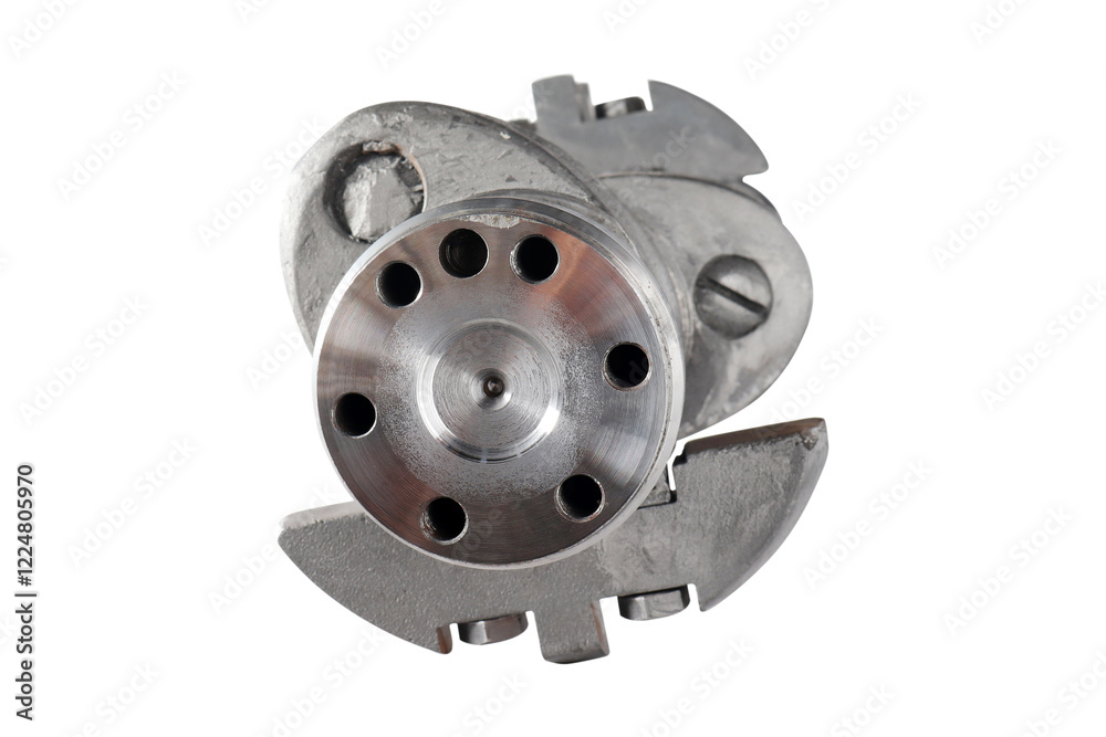 Obraz premium Engine Crankshaft on a white background