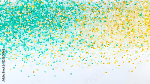 Turquoise and Gold Star Con...